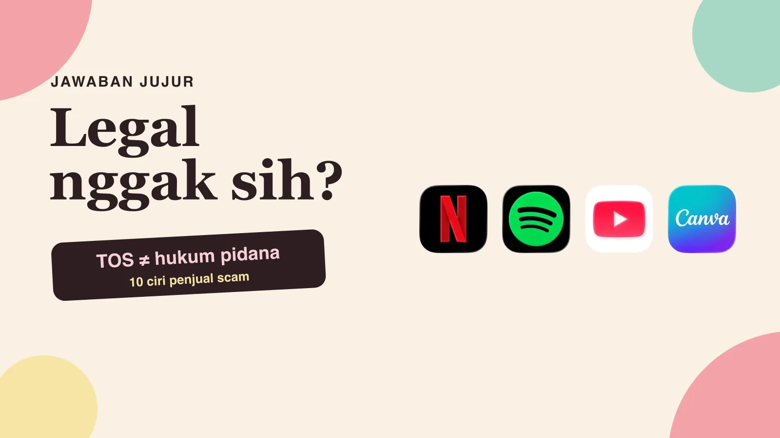 Apakah Beli Akun Premium Legal? Jawaban Jujur + Ciri Scam