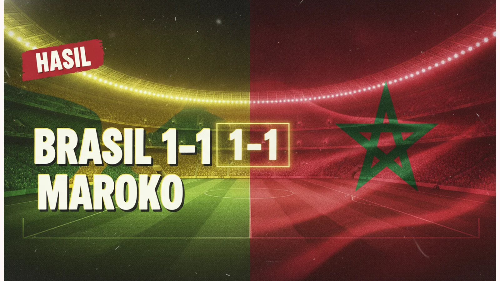 Brasil Ditahan Maroko 1-1, Malam Ini Belanda vs Jepang
