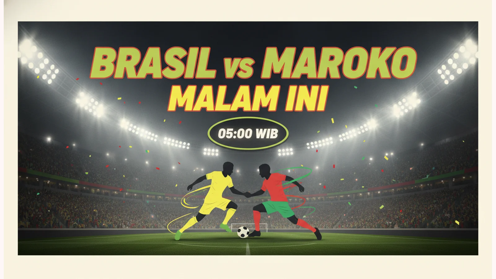 Brasil vs Maroko 05.00 WIB Malam Ini, AS Pecah Rekor
