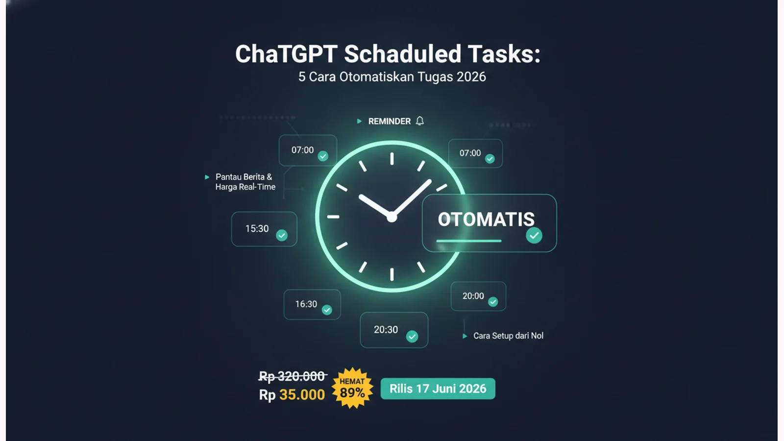 ChatGPT Scheduled Tasks: 5 Cara Otomatiskan Tugas 2026
