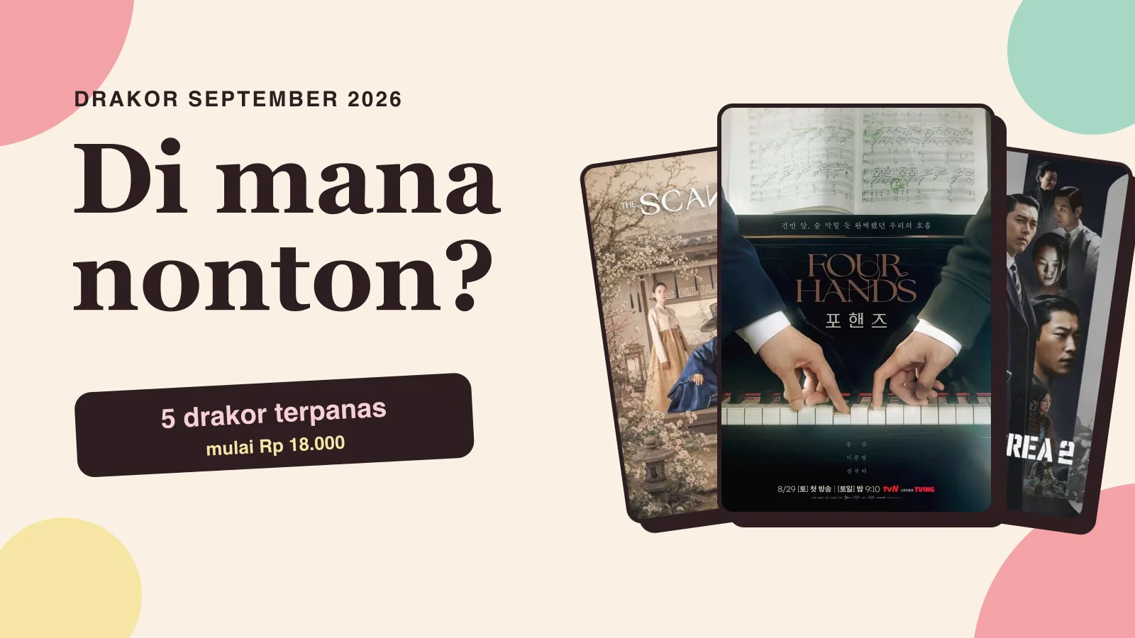 Drakor September 2026 di Mana Nonton + Harga Termurah