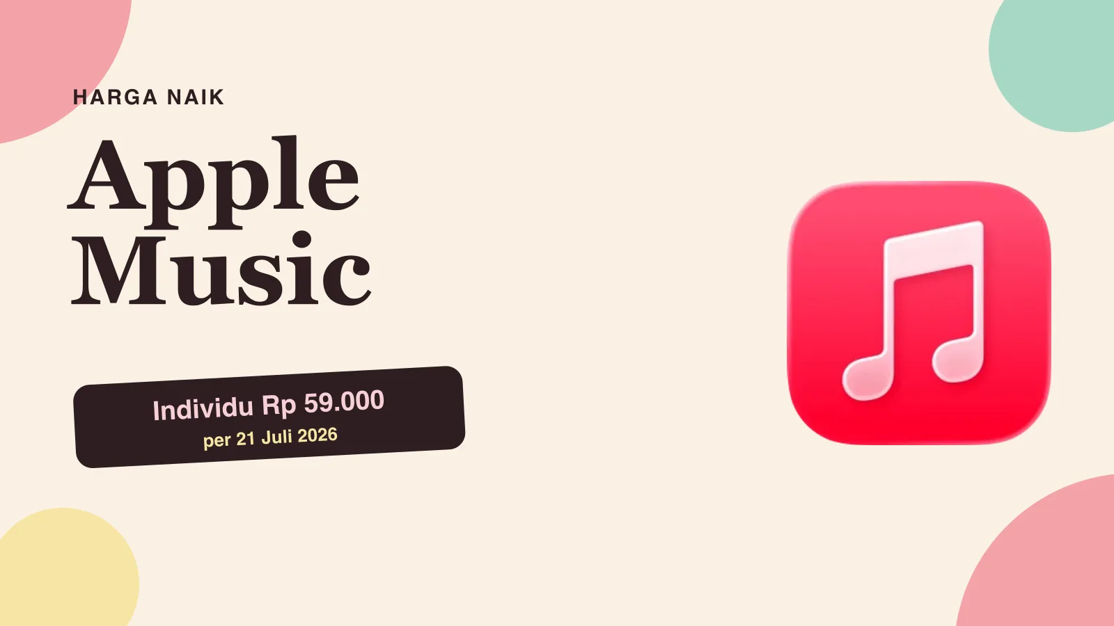 Harga Apple Music Naik 2026: Masih Worth It di RI?