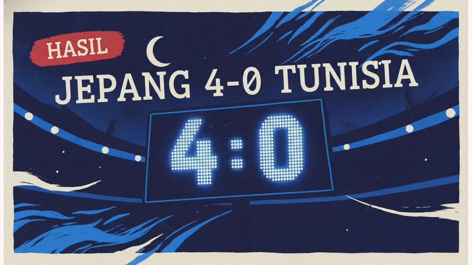 Jepang Libas Tunisia 4-0, Belanda Pesta 5-1 ke Swedia