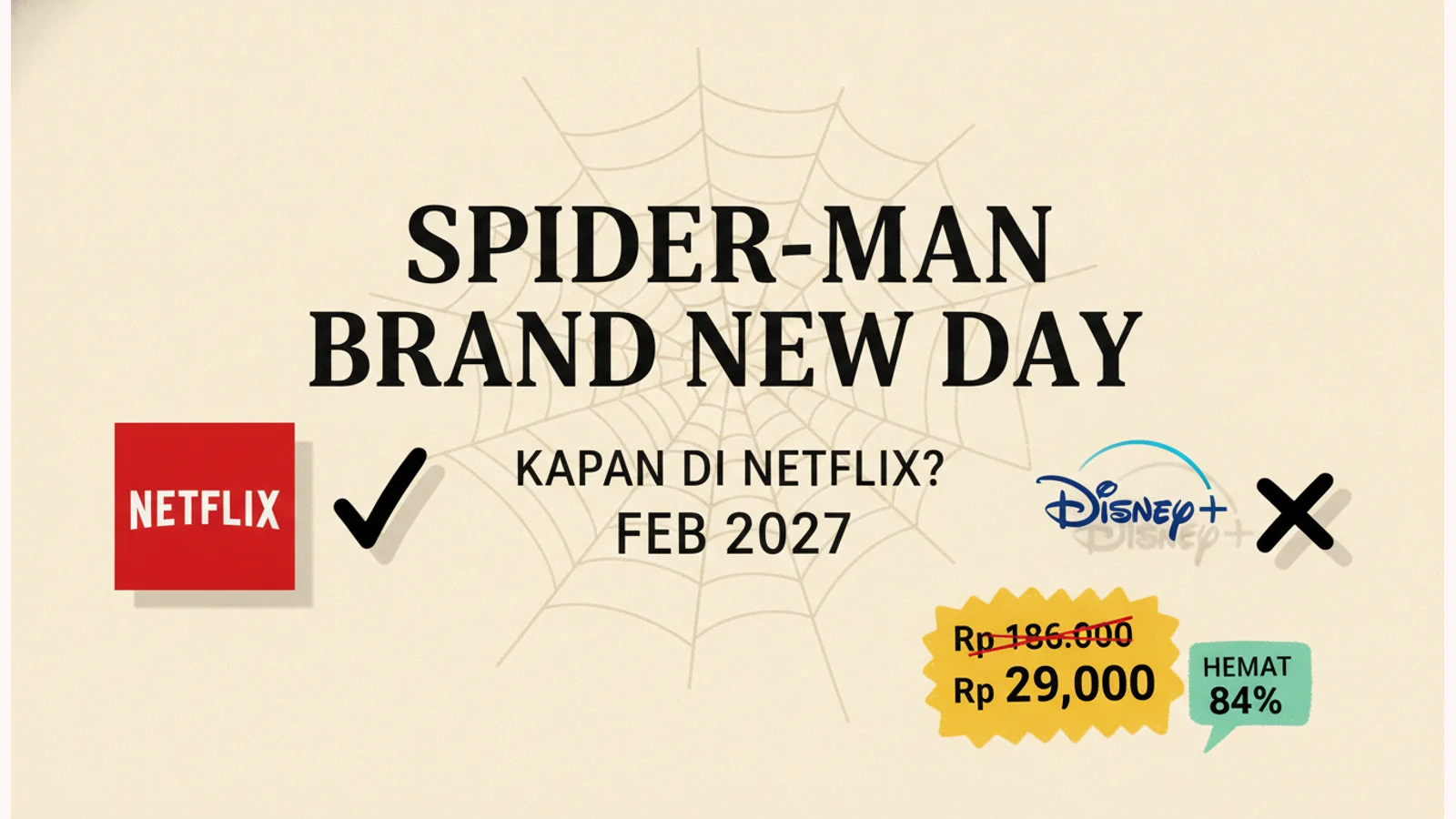 Spider-Man Brand New Day Kapan di Netflix? Estimasi 2027