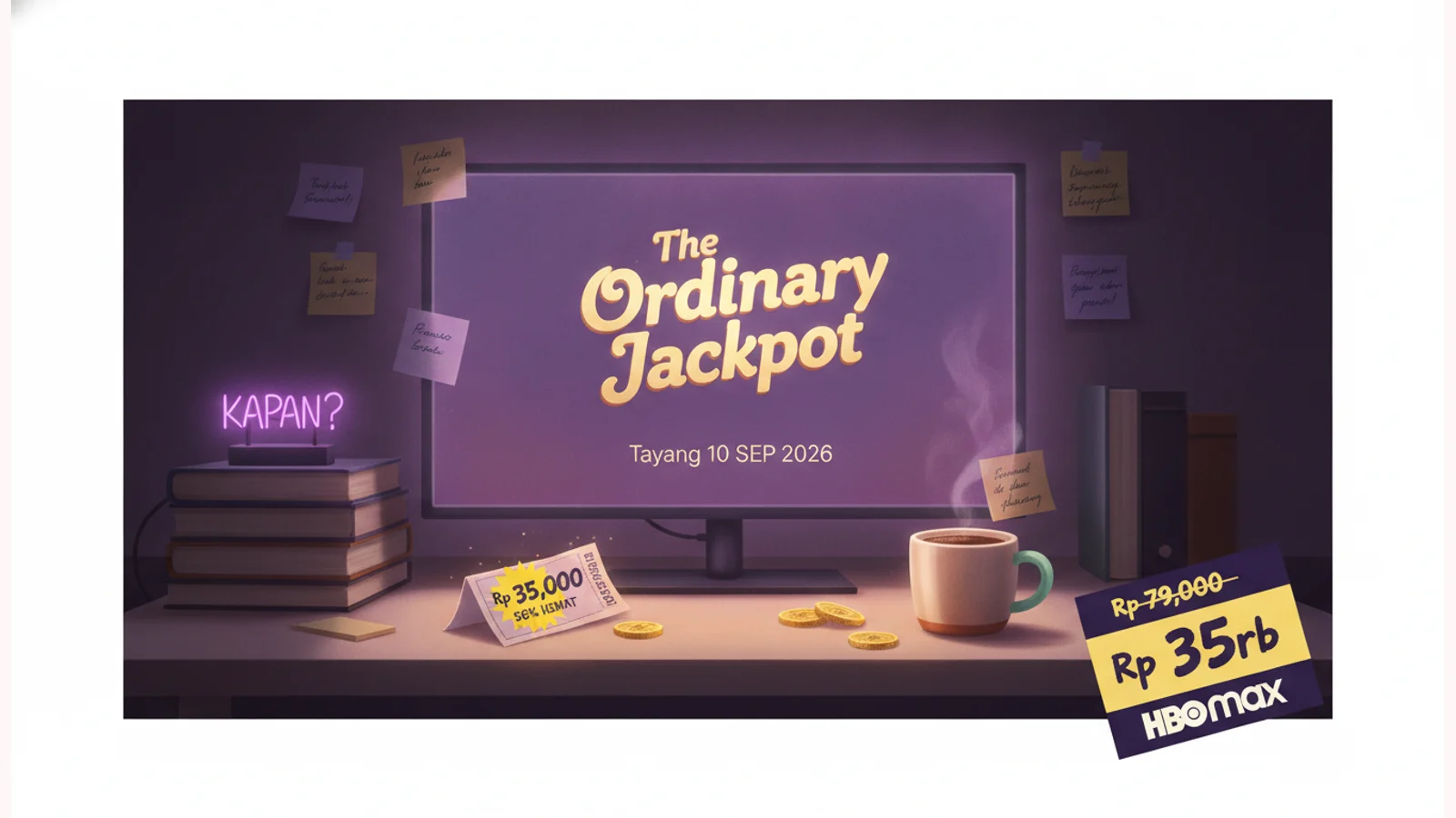 The Ordinary Jackpot Tayang Dimana? HBO Max + Episode