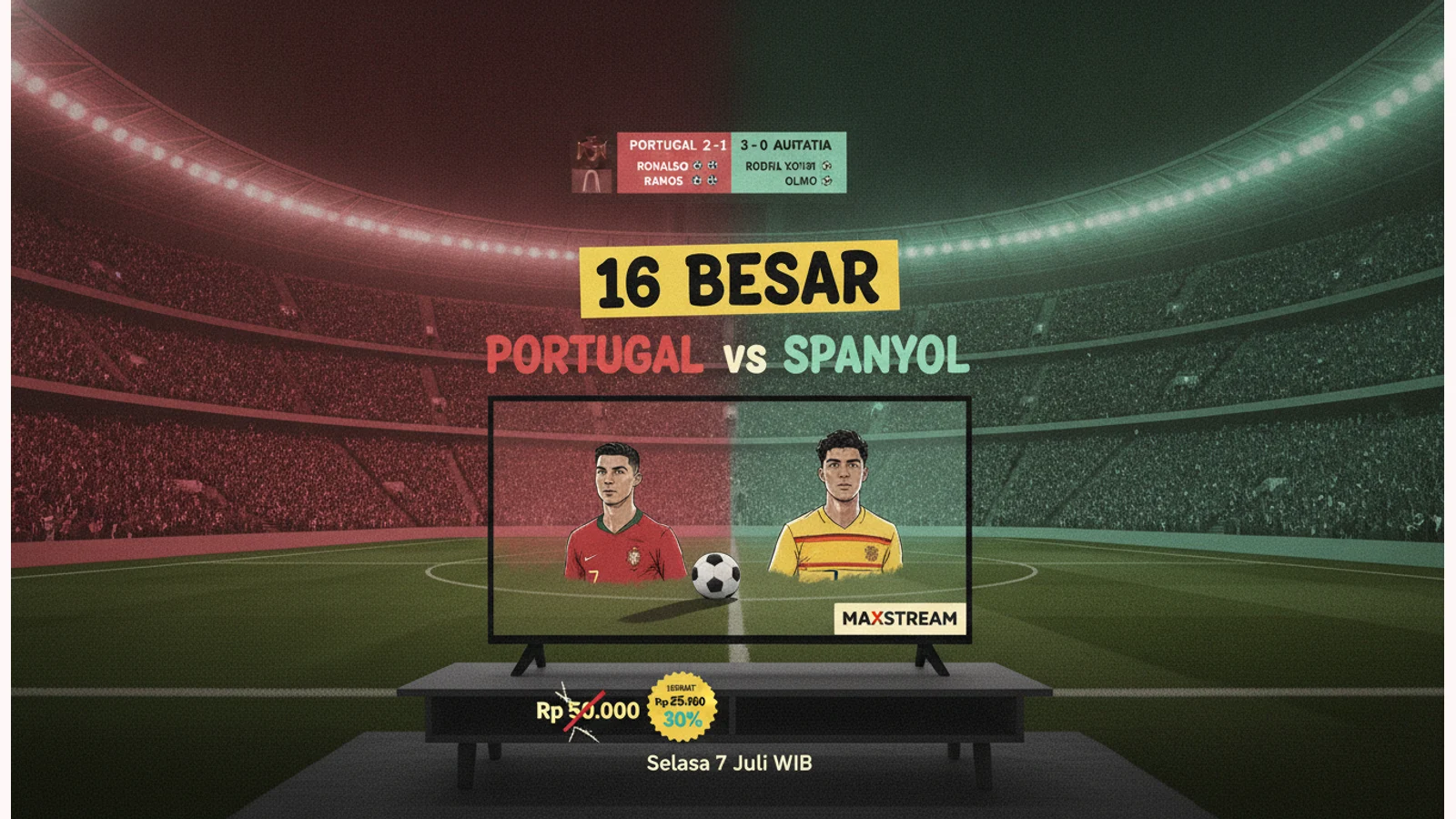 Portugal vs Spanyol 16 Besar: Ronaldo Tantang Yamal